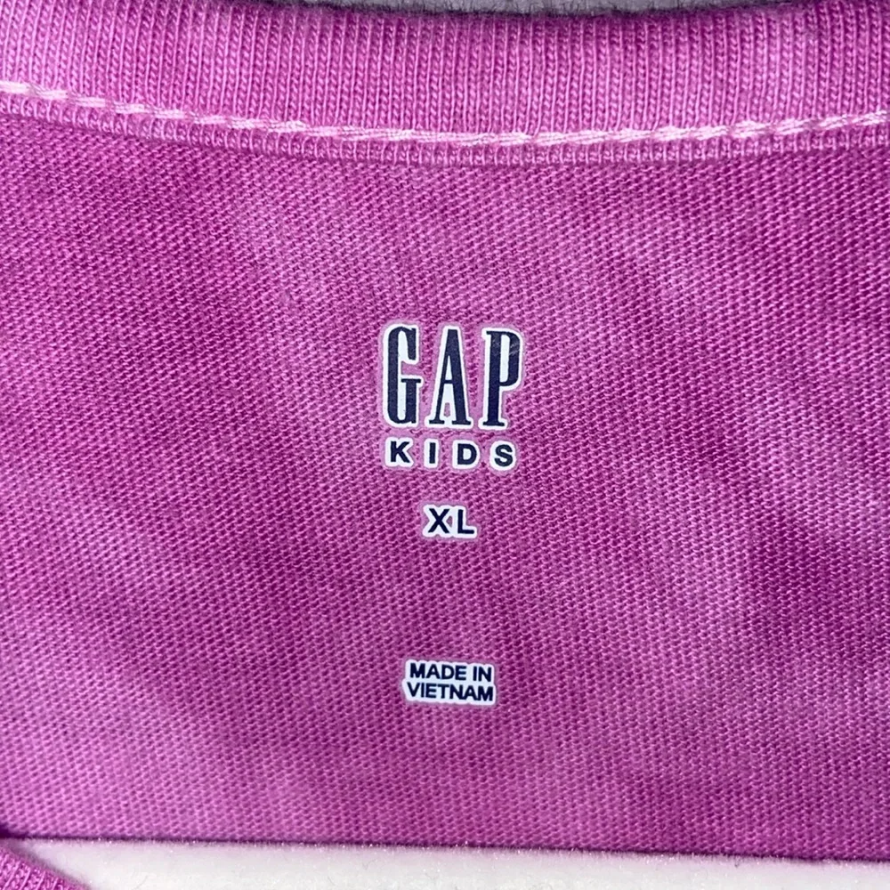 Gap Kids NWT Purple Tie Dye Long Sleeve Dress Girls Size12 X-Large
